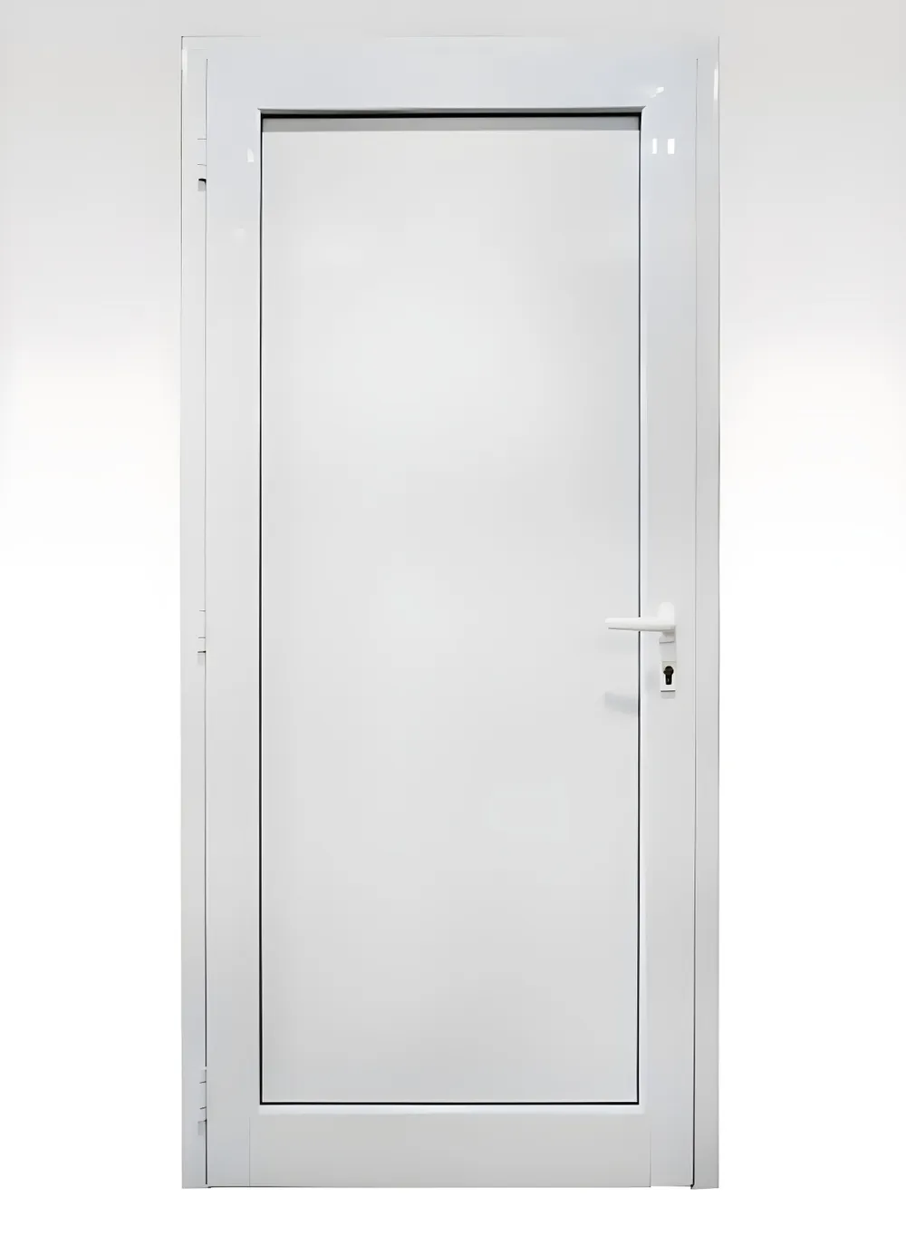 Puerta panel liso, color blanco