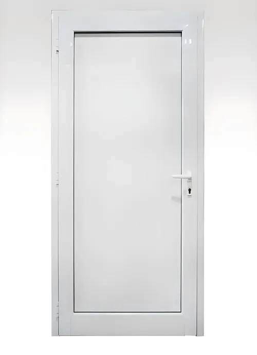 Puerta panel liso, color blanco