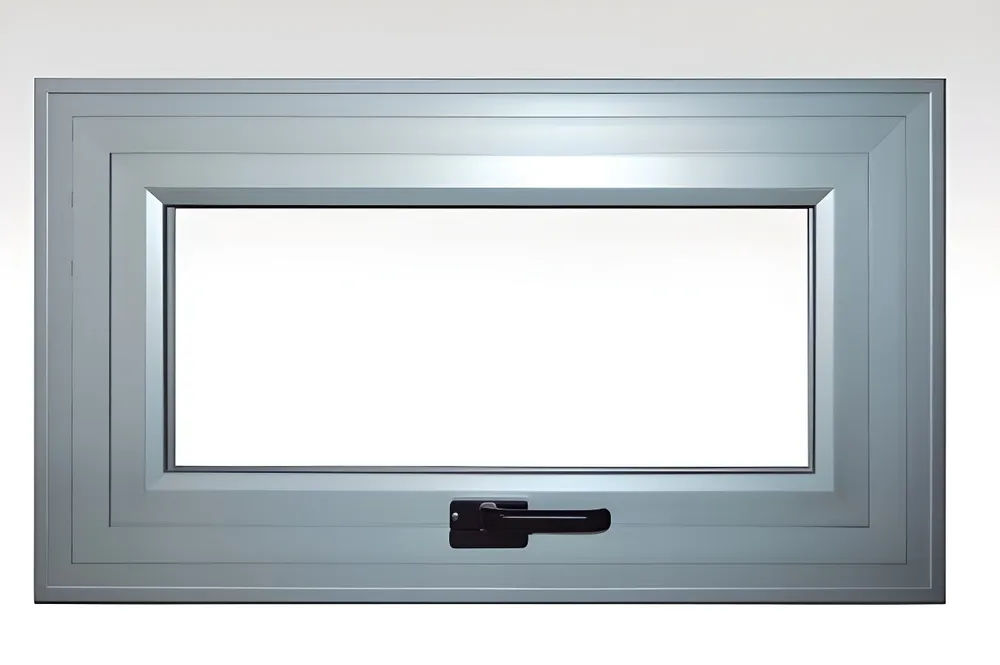 Ventana desplazable, color anodizado natural
