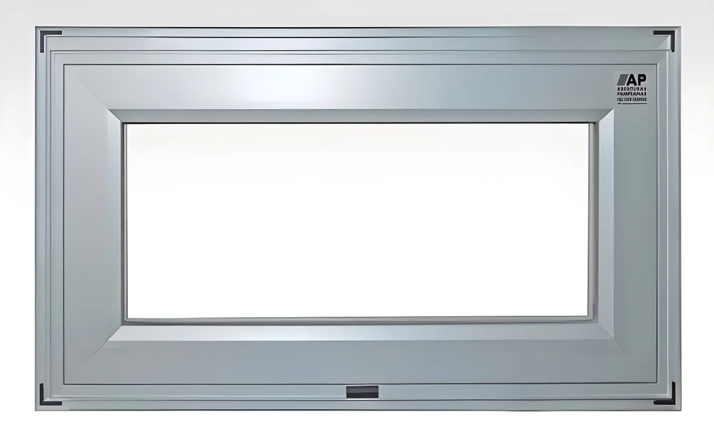 Ventana desplazable, color anodizado natural (detalle)