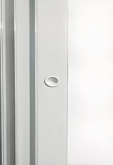 Puerta balcón corrediza 2 hojas, color blanco (detalle)