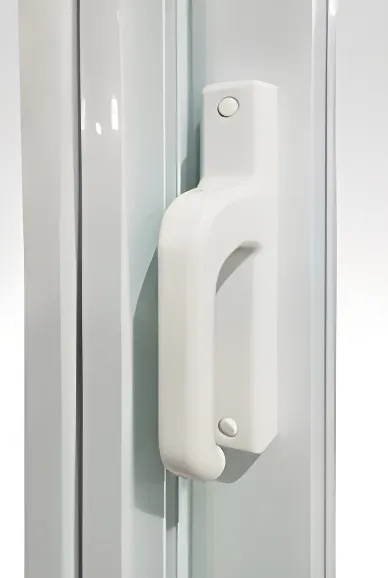Puerta balcón corrediza 2 hojas, color blanco (detalle)