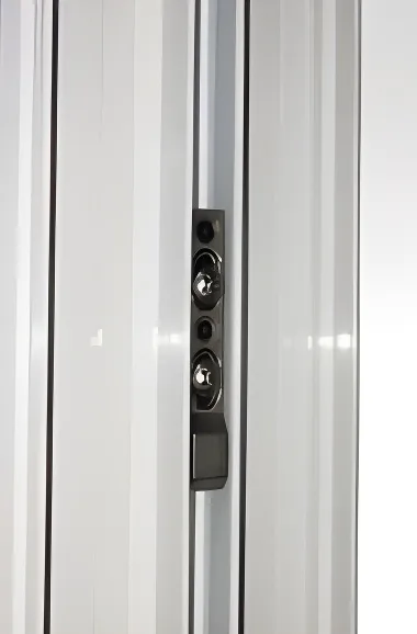 Puerta balcón corrediza 2 hojas, color blanco (detalle)