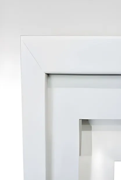 Ventana corrediza 2 hojas, color blanco (detalle)