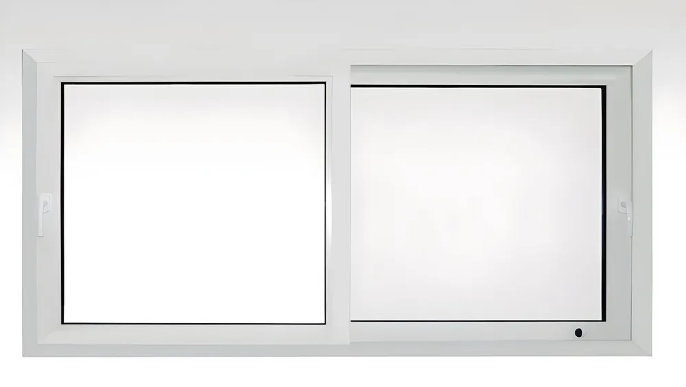 Puerta corrediza, color blanco brillante