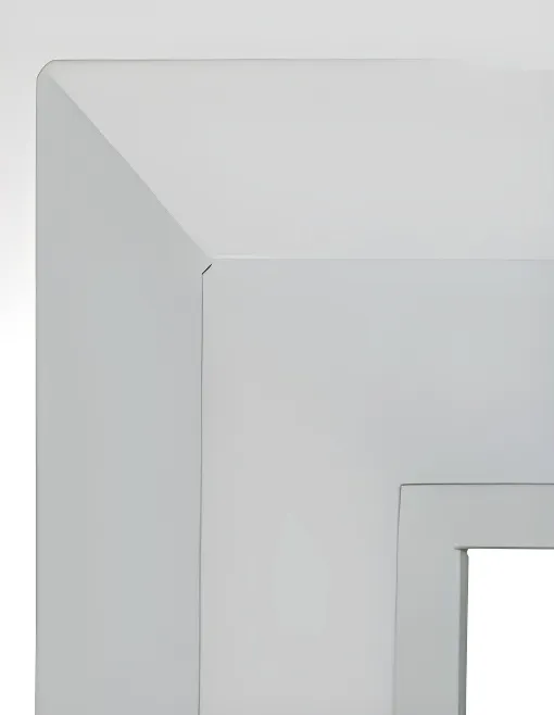 Puerta corrediza, color blanco brillante (detalle)