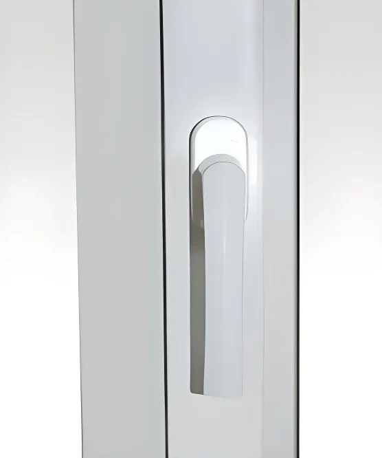 Puerta corrediza, color blanco brillante (detalle)