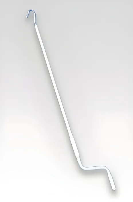 Portón enrollable lama 77mm, color blanco (detalle)