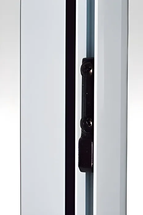 Ventana corrediza 2 hojas, color blanco brillante (detalle)