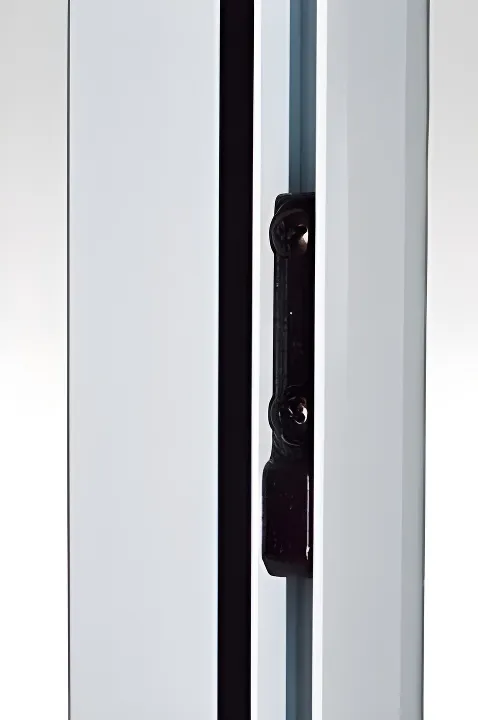 Ventana corrediza 2 hojas, color blanco brillante (detalle)